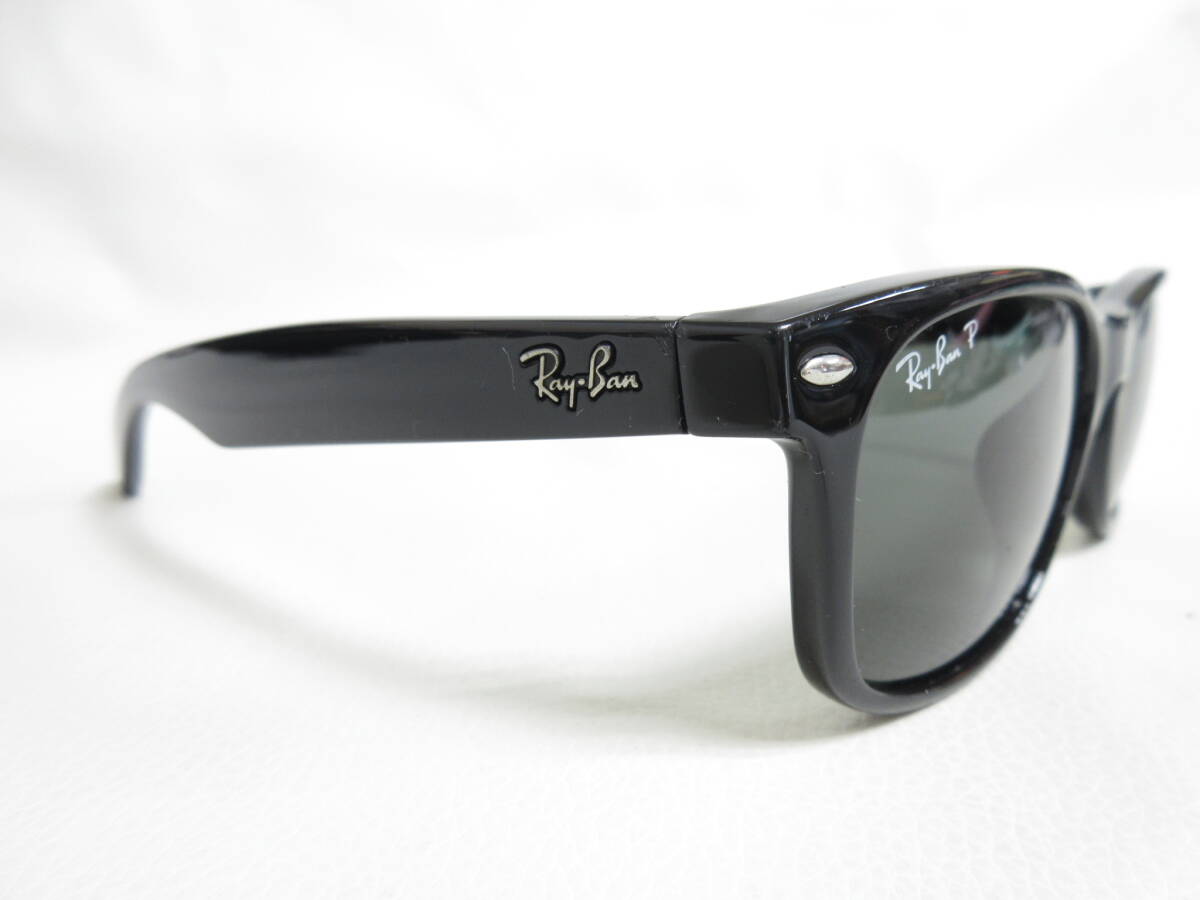 13107◆Ray-Ban レイバン POLARIZED NEWWAYFARER ニューウェイファーラー RB2132-F 901/58 55□18 140 偏光レンズ サングラス 中古 USED_画像4