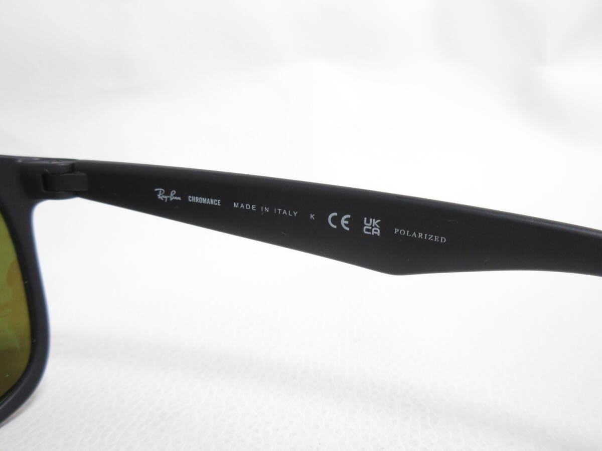 13108◆Ray-Ban レイバン POLARIZED CHROMANCE RB4264 601-S/A1 58□18 145 UKCA 偏光レンズ サングラス MADE IN ITALY 中古 USED_画像6