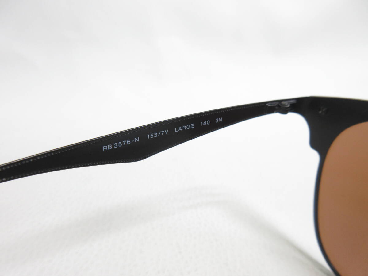 13123◆Ray-Ban レイバン RB3576-N LARGE 153/7V 147/140 サングラス MADE IN ITALY 中古 USED_画像7