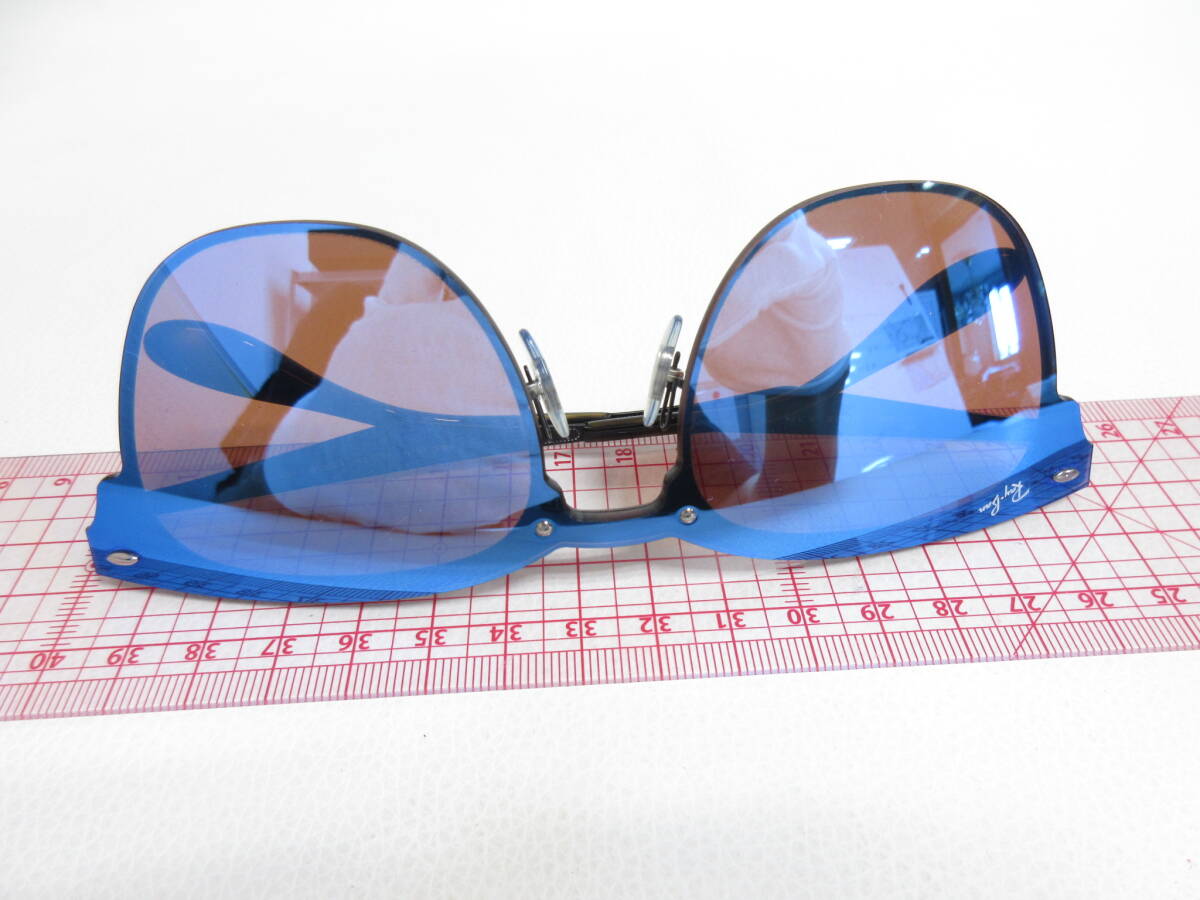 13123◆Ray-Ban レイバン RB3576-N LARGE 153/7V 147/140 サングラス MADE IN ITALY 中古 USED_画像9