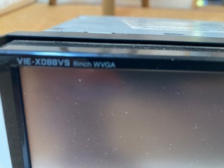ALPINE VIE-X088VS アルパイン CD DVD HDDナビ Blueearth フルセグ、リヤカメラ付き E26から取り外しです。_画像2