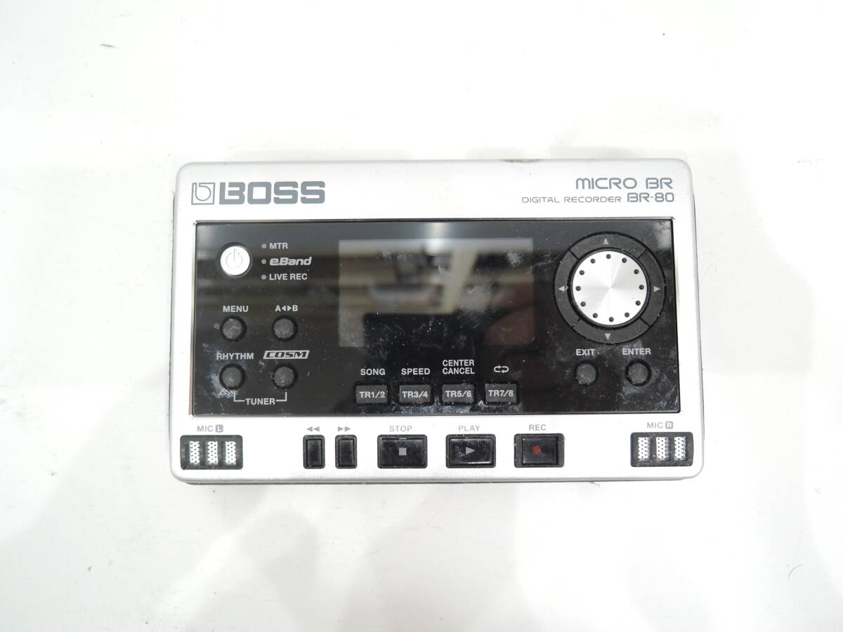 BOSS BR-80 digital recorder multitrack recorder electrification has confirmed A3752