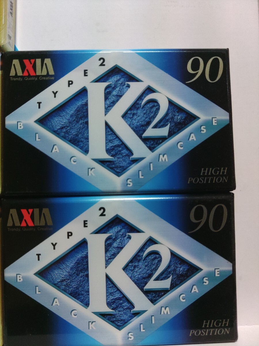AXIA Axia cassette tape high position 90 minute :Z2/K2 5 piece set unopened HIGH POSITION