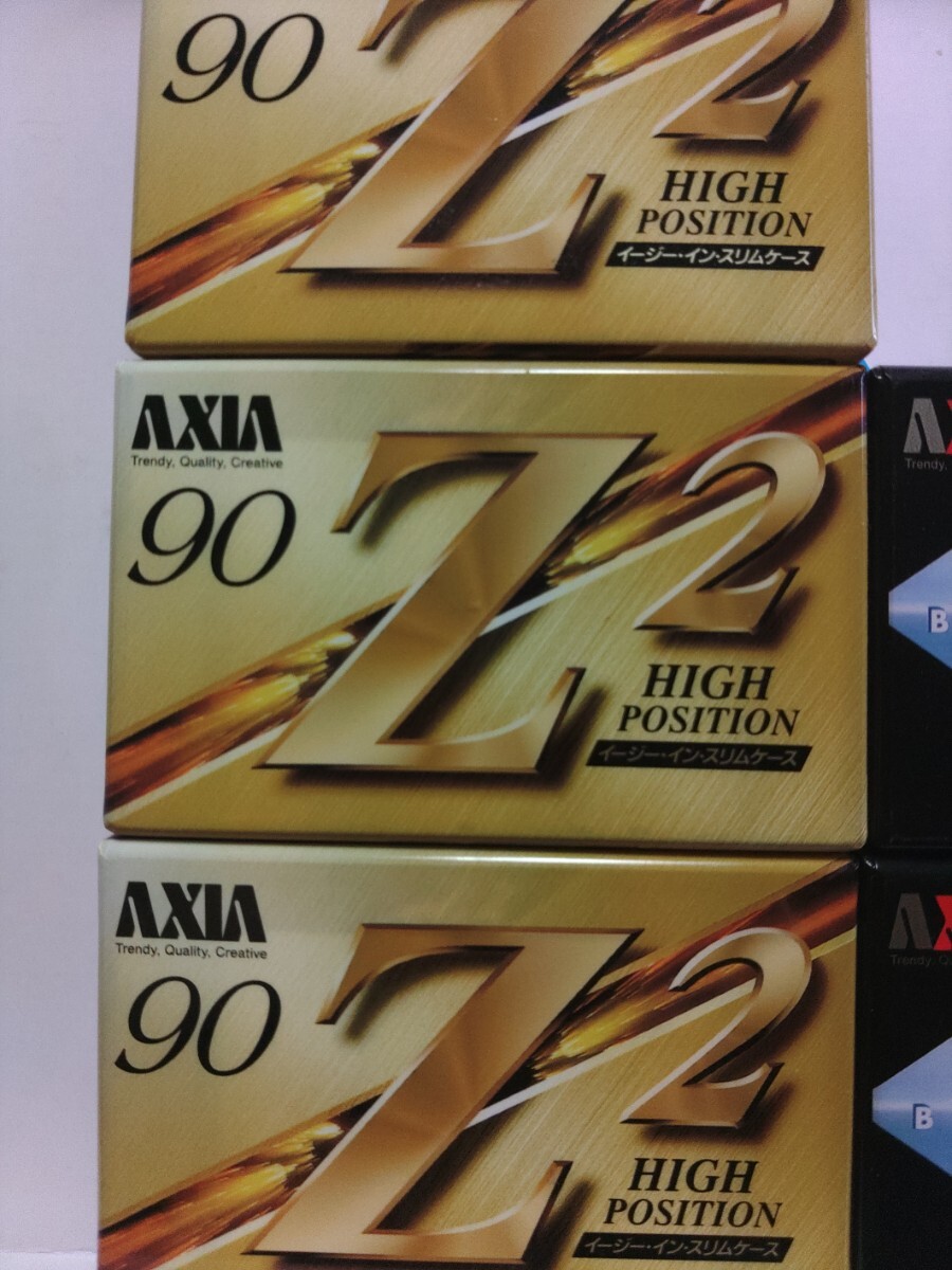 AXIA Axia cassette tape high position 90 minute :Z2/K2 5 piece set unopened HIGH POSITION