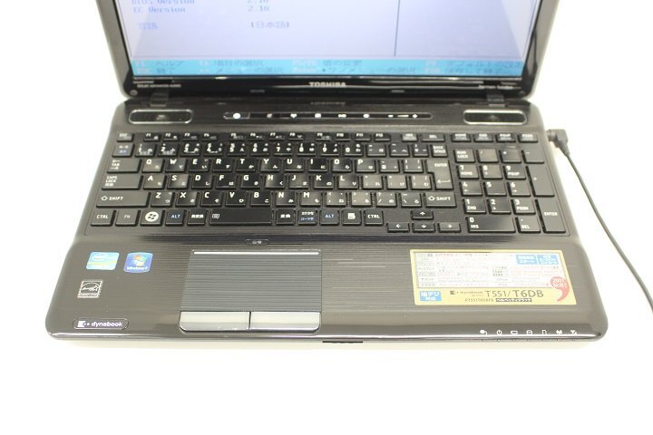 現状 dynabook Qosmio T551/T6DB 第2世代 Core i7 2670QM /8GB/Blu-rayドライブ/15.6インチ/Wi-Fi/USB3.0/Win7モデル☆の画像4