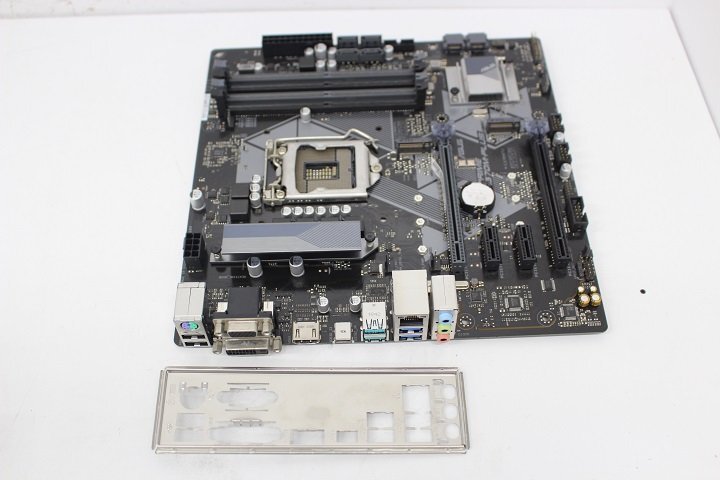 ASUS PRIME H370M-PLUS LGA1151 MicroATX マザーボード☆_画像1