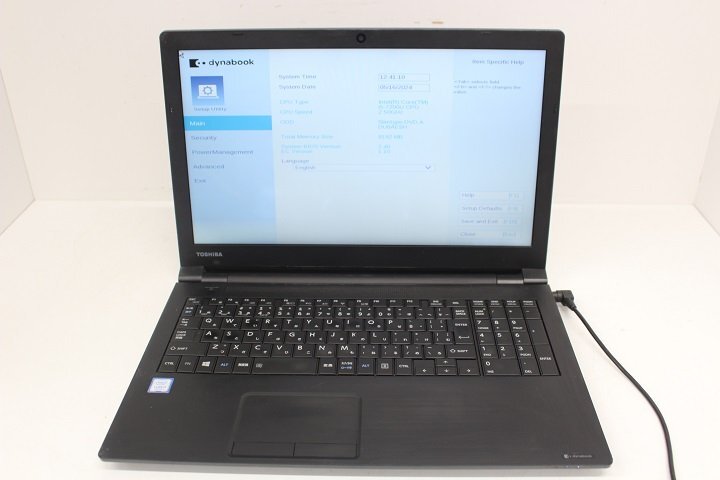  present condition dynabook B65/M no. 7 generation Core i5 7200U /8GB/15.6 -inch /Wi-Fi/USB3.0/HDMI terminal /Win10 model *