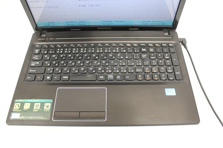 現状 Lenovo G580 第3世代 Core i7 3520M /2GB/15.6インチ/Wi-Fi/USB3.0/HDMI端子/Win8モデル☆_画像4