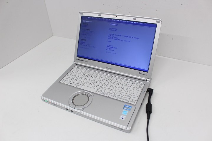 現状 Let'snote SX2 CF-SX2BENBP 第3世代 Core i7 3540M /8GB/12.1インチ/Wi-Fi/USB3.0/HDMI端子/Win8モデル☆_画像2