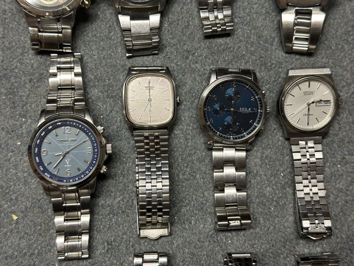 1円〜ジャンク腕時計 まとめ売り SEIKO / CASIO / NIXON クォーツ ソーラー電波など メンズ レディース腕時計の画像3