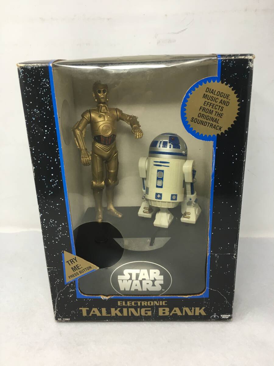 GY-564 未使用 STAR WARS スター・ウォーズ C-3PO & R2-D2 トーキングバンク_画像1