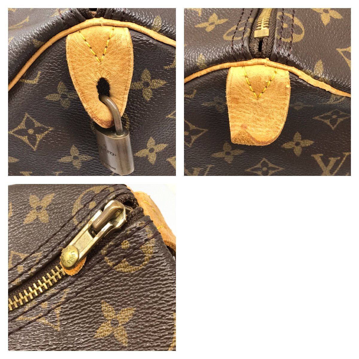 LOUIS VUITTON ルイヴィトン LV モノグラム スピーディ35 M41528 バッグ ボストンバッグ ハンドバッグ fe ABIの画像5