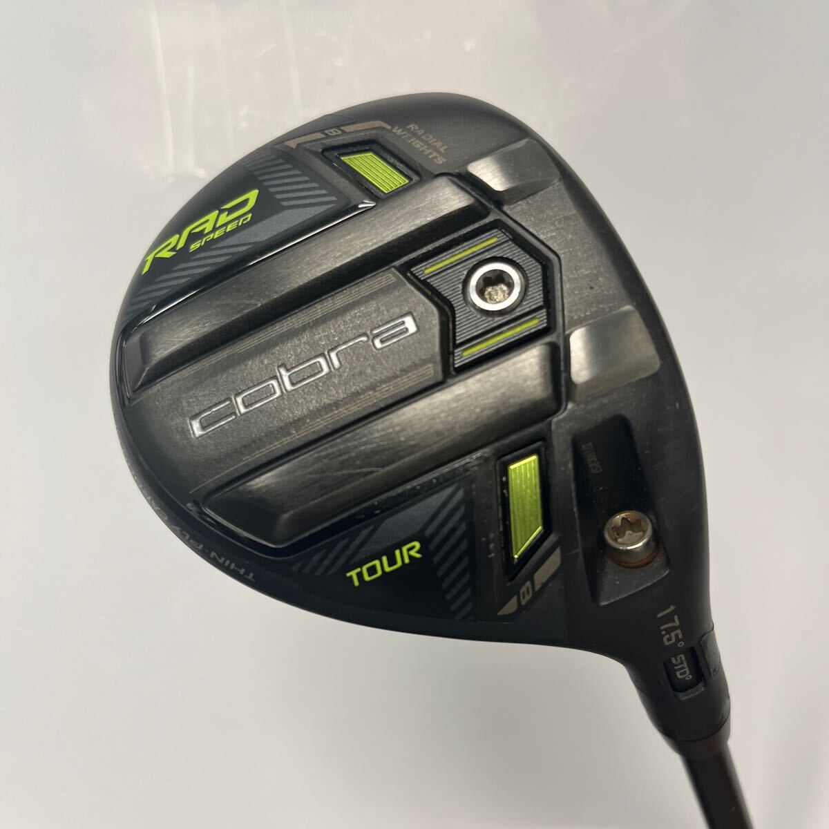 ☆★中古【レア・松山英樹 】King cobra RAD SPEED TOUR W#5 17.5° 純正 ツアーAD RAD SPEED 60 Flex SR カバー有り ★☆_画像1