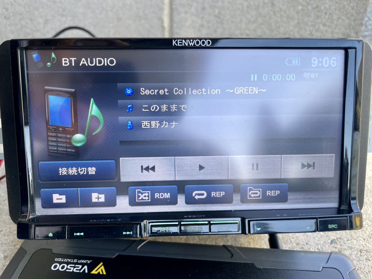 動作確認済み 美品 KENWOOD MDV-737DT フルセグ ナビ Bluetooth DVDケンウッド _画像5