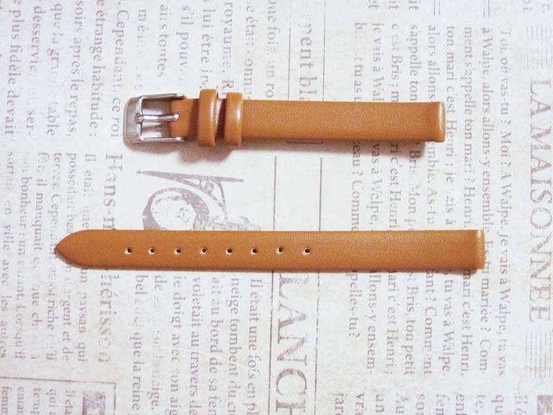 10mm наручные часы ремень карамель 