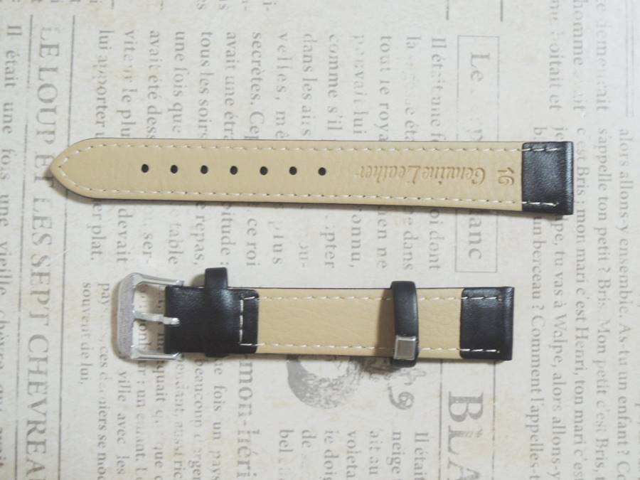  ширина 16mm чёрный наручные часы ремень 