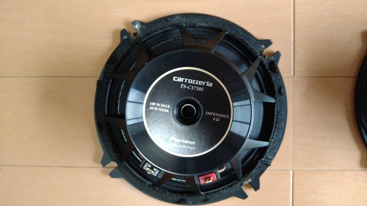  Carozzeria TS-C1730S mid сабвуфер только 1 комплект б/у товар дополнение 