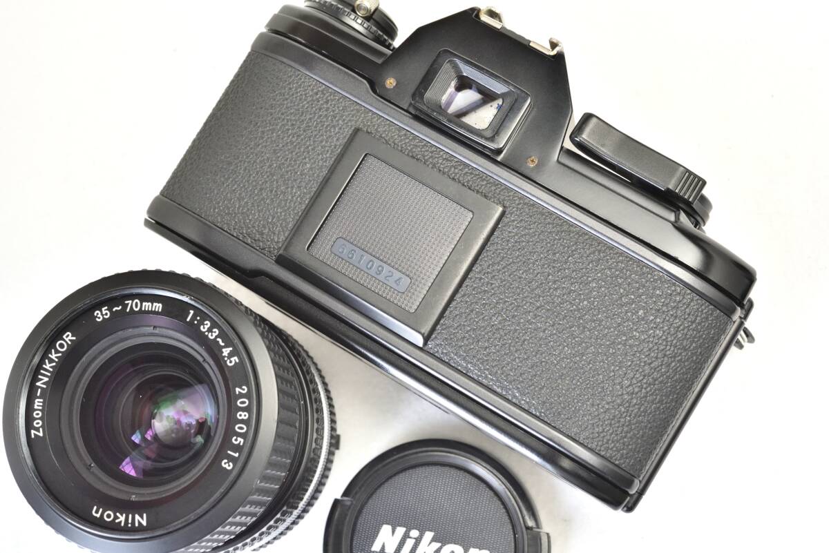 【きれいな動作品】Nikon ニコンEM 軽量標準ズームレンズセット 清掃・整備・モルト交換済　電池付きでそのまま使える動作良好品_画像6