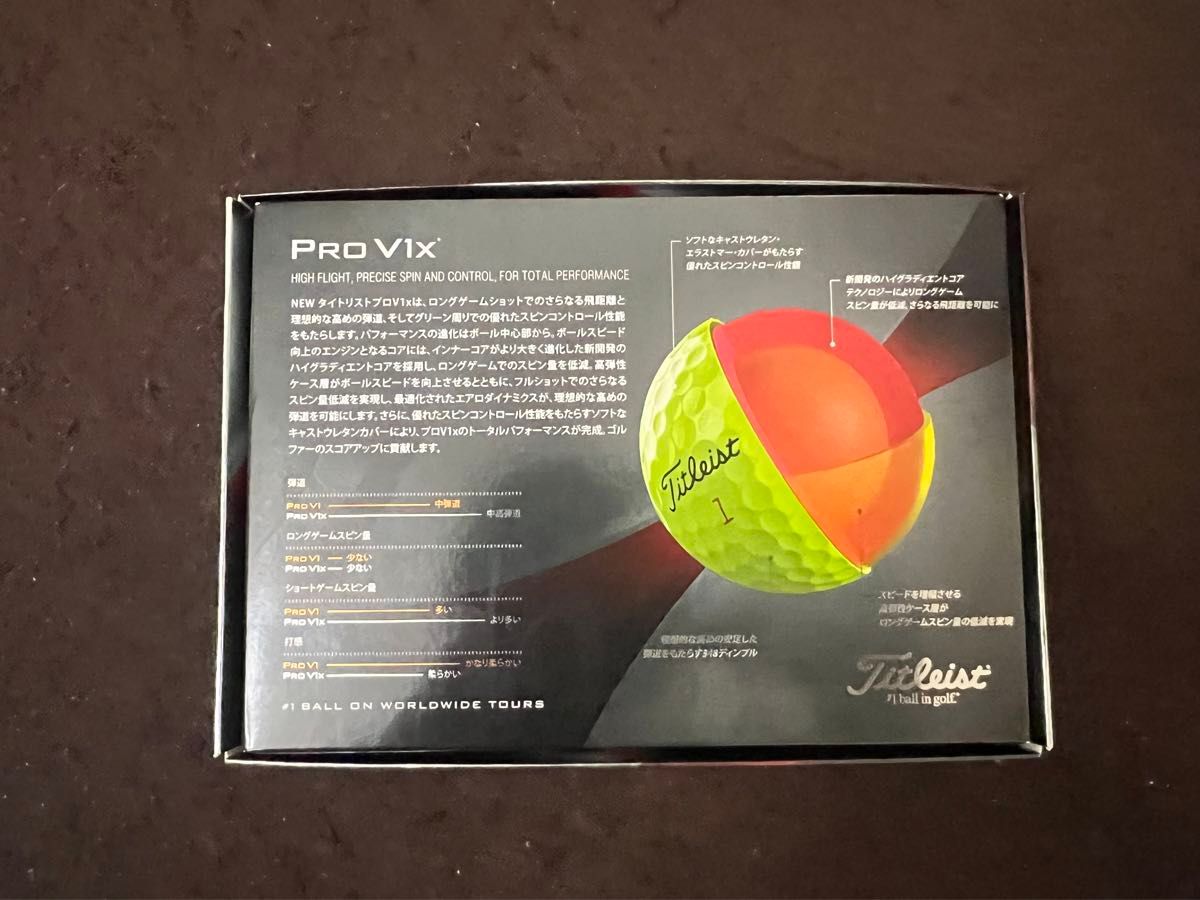 現行品　新品タイトリスト　Titleist Pro V1X 黄色1ダース　オマケ付き