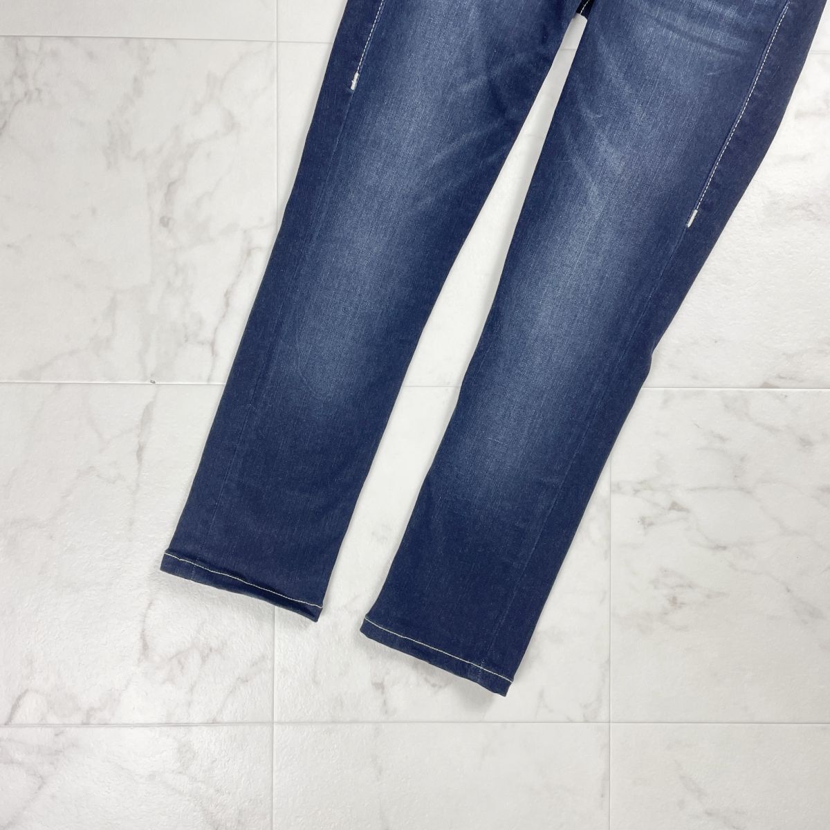 美品 TRUE RELIGION トゥルーレリジョン ストレッチスキニーデニムパンツ ボトムス レディース インディゴブルー サイズ25*PC819_画像4