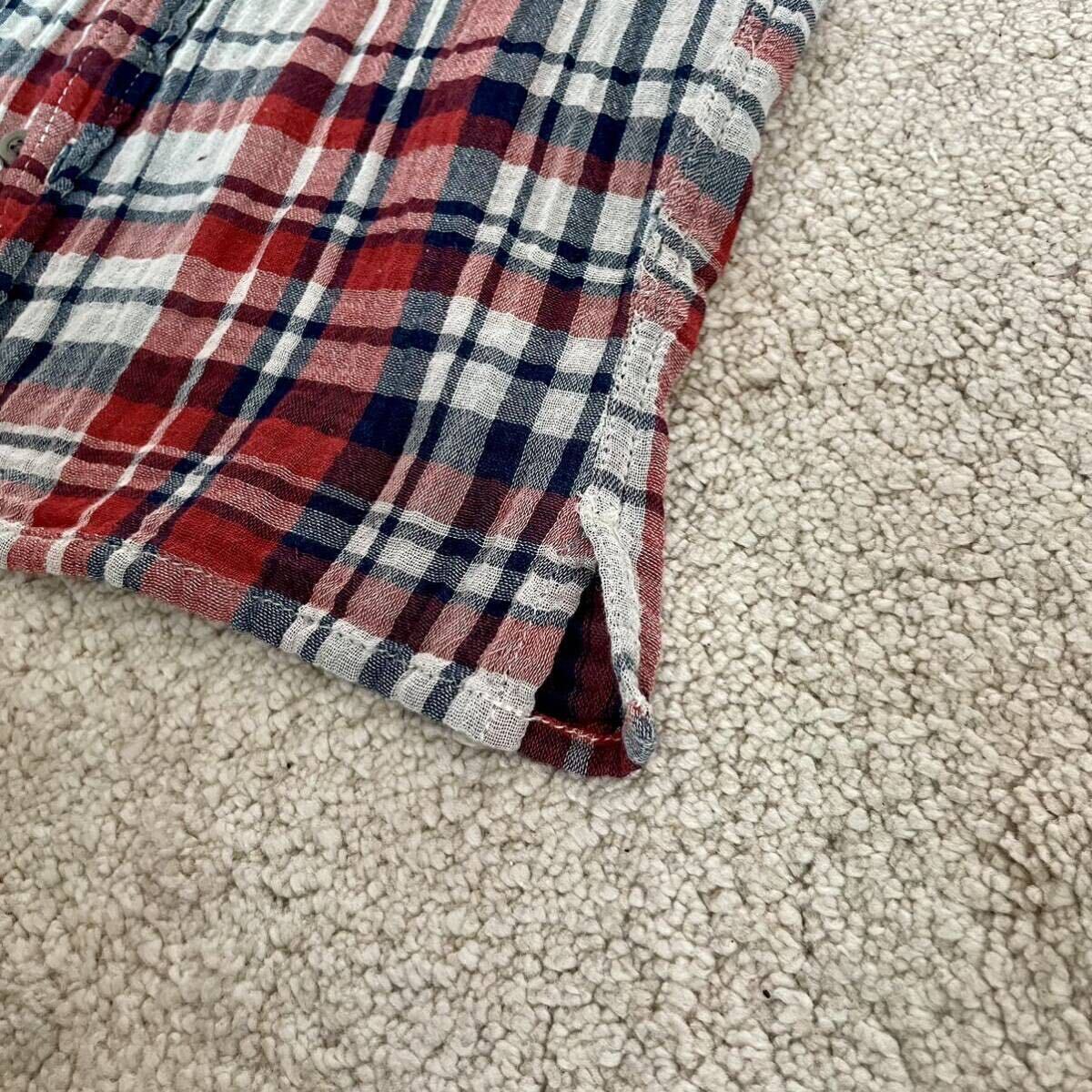 RHC / Ron Herman コットンガーゼシャツ エイジング加工 RHC / Ron Herman コットンガーゼシャツ エイジング加工