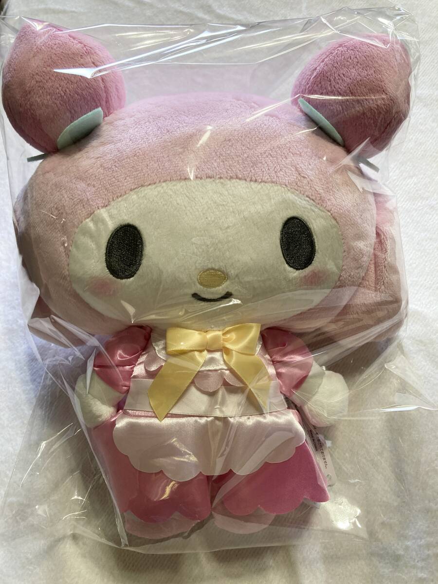 ナムコで推し色！ カラフル　フルーツジャム　 BIGぬいぐるみ　マイメロディ　新品 _画像1