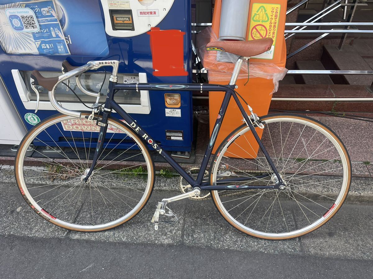 デローザ DEROSA PISTA カンパ多数 NJS シングル ピスト 競輪 着払い_画像1