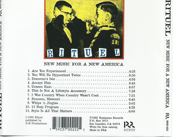 jamaica1480 中古JAZZ CD-良い RITUEL / New Music for a New America アーチー・シェップ 759237002225輸入盤_画像3