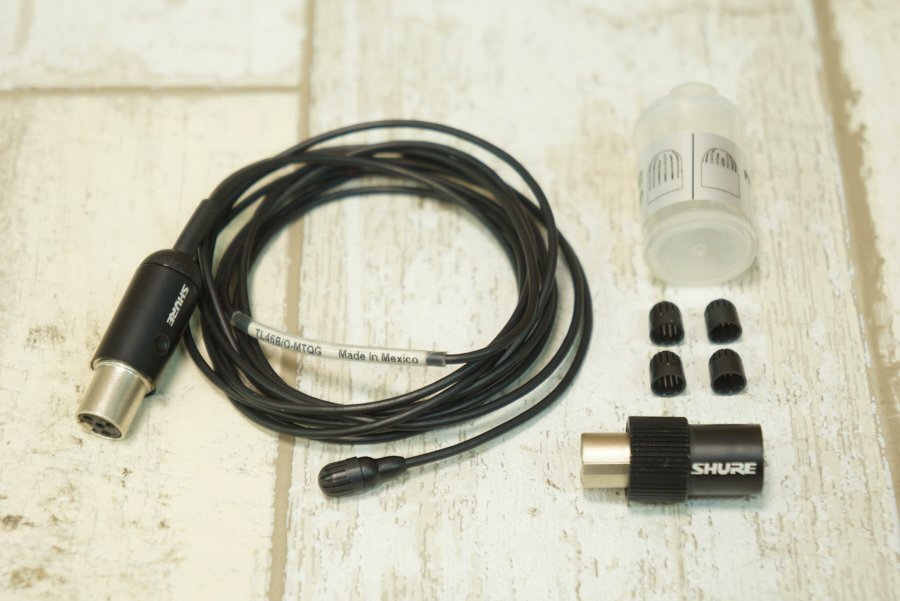 【美品】SHURE TwinPlex TL46 超小型 ラベリアマイクロホン ［ MTQG ］/ シュアー マイク 【クリーニング済】#①_画像1