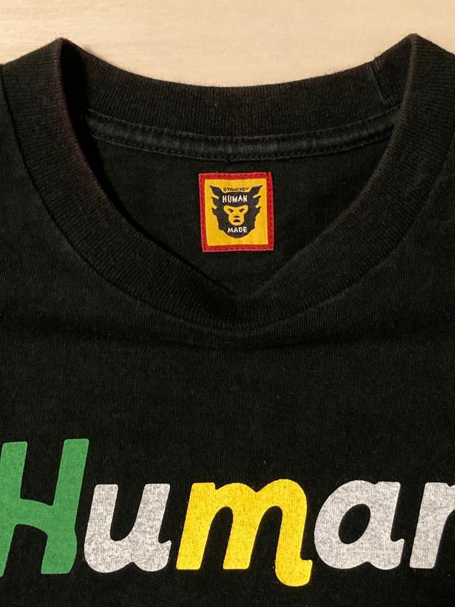 HUMAN MADE ヒューマンメイド　フェイスプリント Tシャツ/S/コットン/BLK 日本製