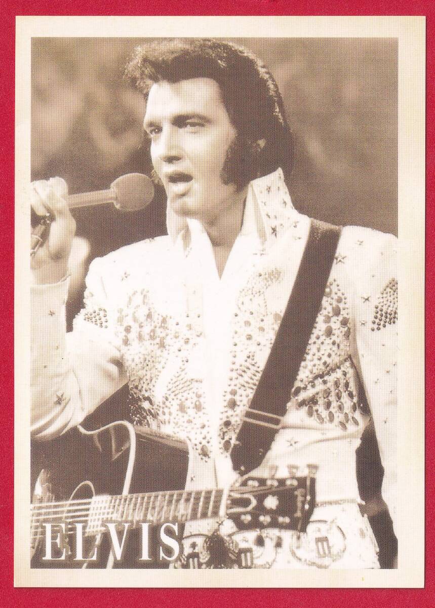 海外絵はがき ELVIS  プレスリー 10㎝×14㎝ ｇ14-3の画像1