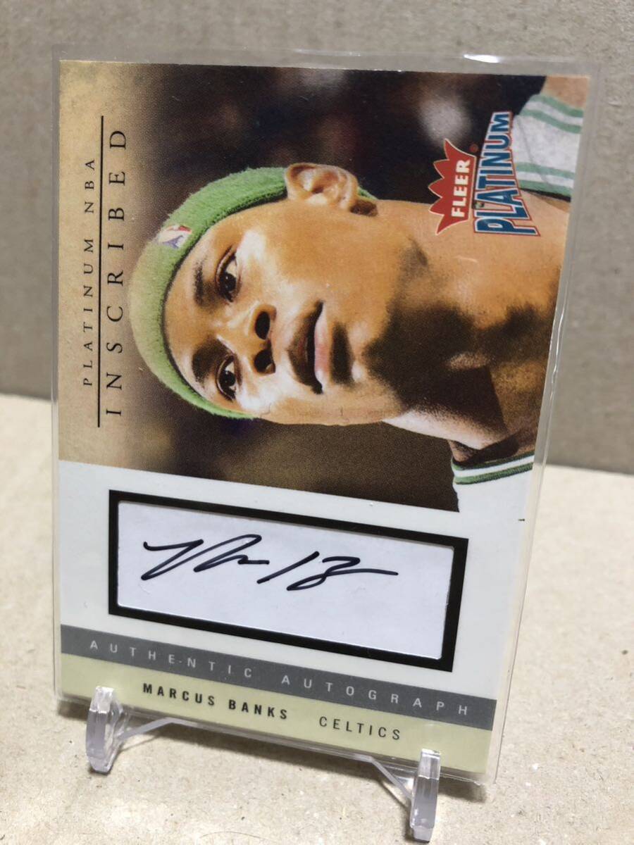 NBA FLEER Tyshaun Prince + Marcus Banks Autograph Card 1SET_画像2