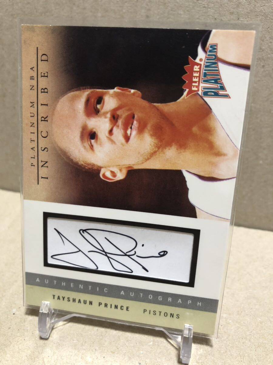 NBA FLEER Tyshaun Prince + Marcus Banks Autograph Card 1SET_画像1