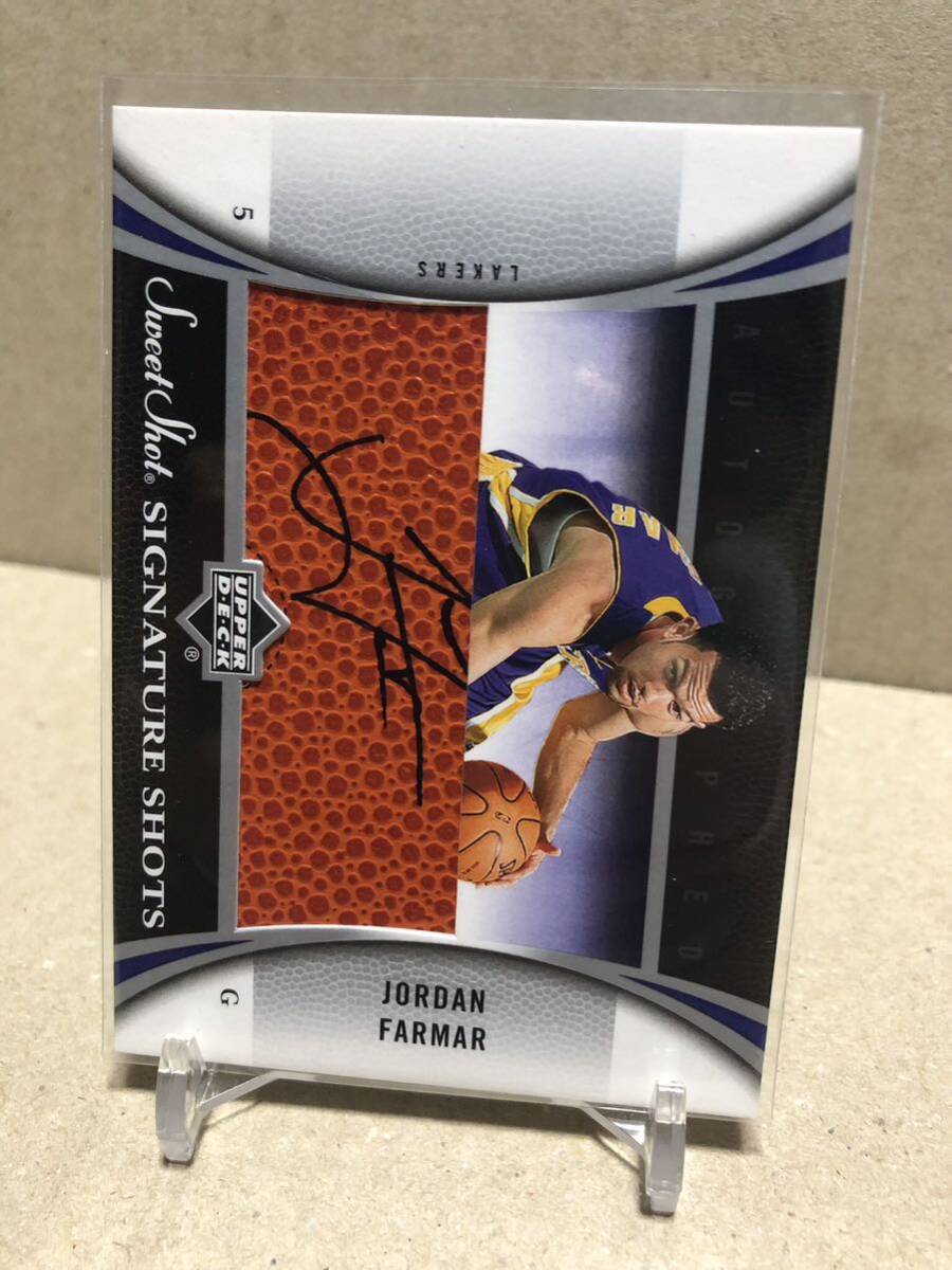 NBA UD Jordan Farmar Autograph Card_画像1
