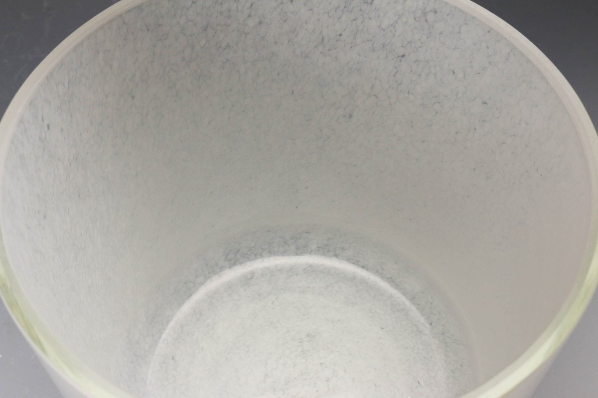 【SAG】蓑輪一星 蟹の絵硝子水指 ガラス製 共箱 塗蓋 茶道具 本物保証_画像4