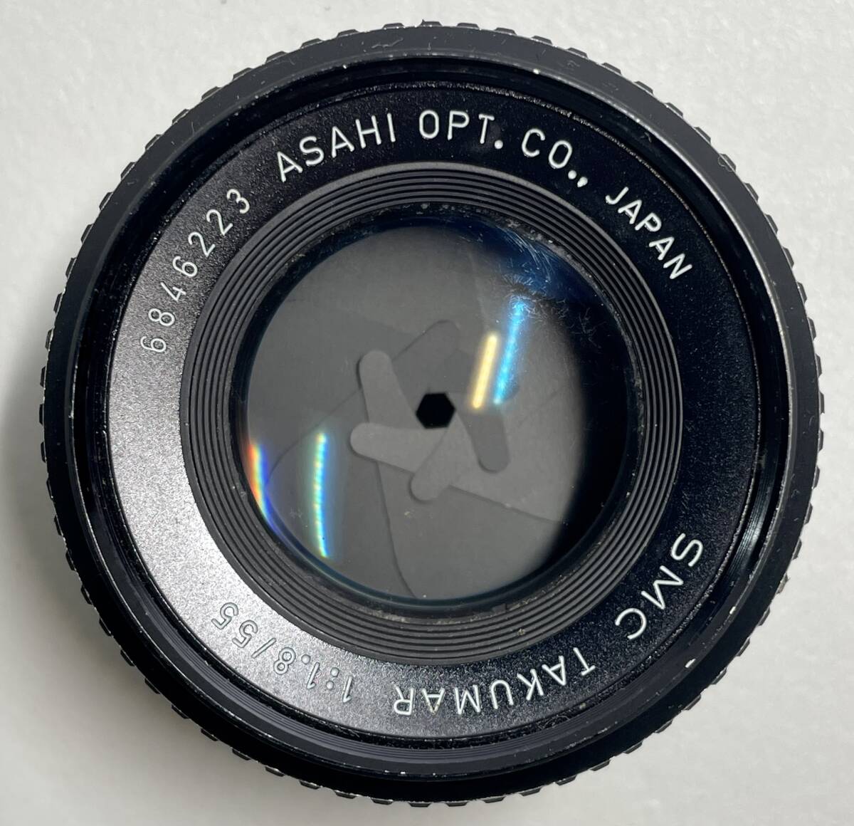 昭和トロASAHI PENTAX Asahi Opt.Co. Lens made in Japan 441606 Auto-Takumar1:1.8/55高価なレンズ！レア！カメラ部品_画像7