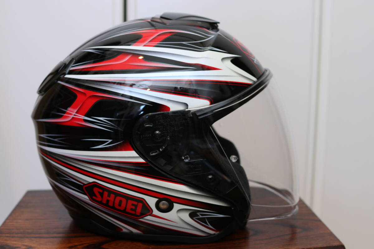 SHOEI ショウエイ J-Cruise Jクルーズ CLEAVE クリーブ size L インナーバイザー搭載 快適ジェットヘルメット_画像6