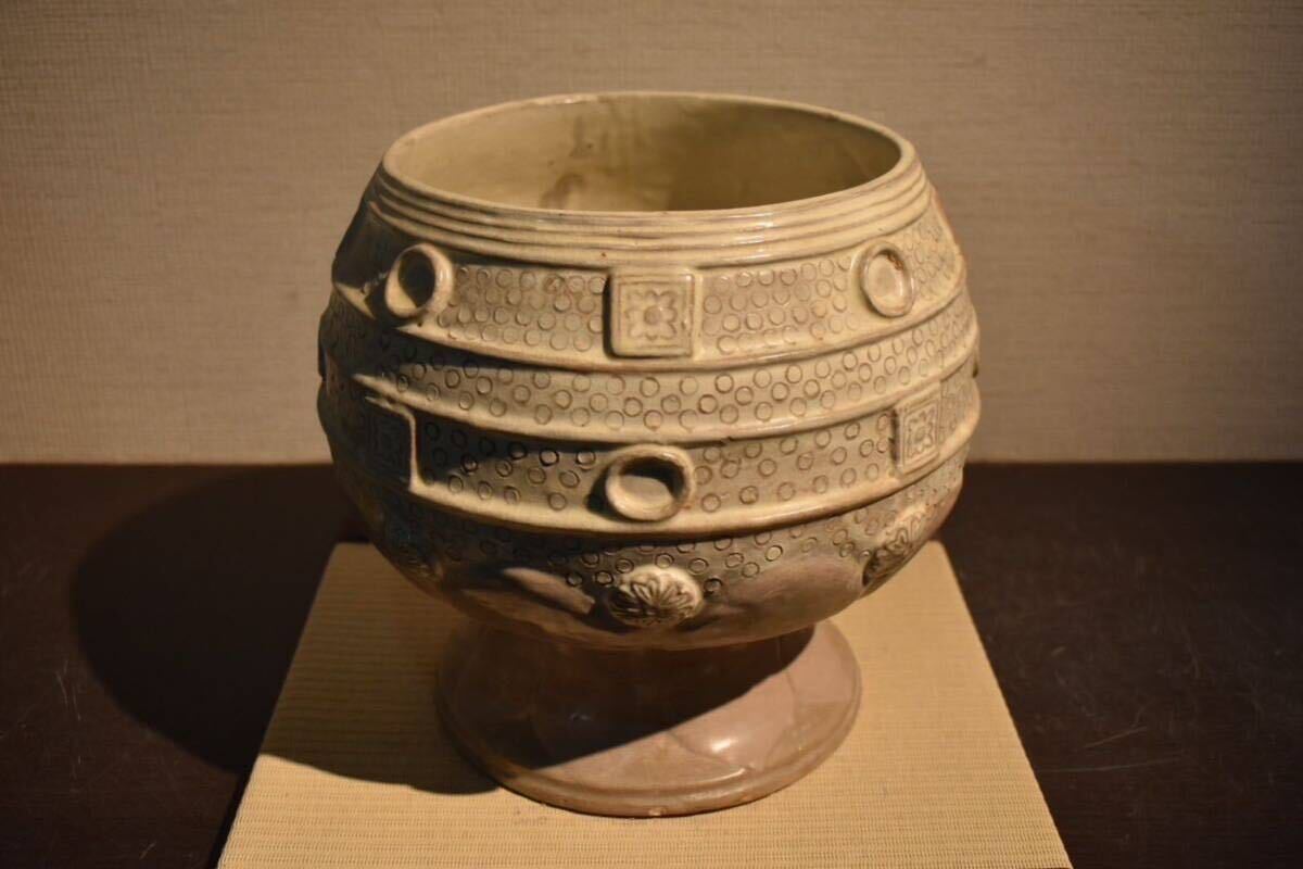 【GE】Y935【コレクター所蔵品】時代 唐物花器 /中国古玩 中国美術 骨董品 時代品 美術品 古美術品_画像1