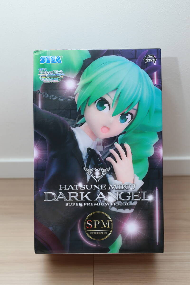 ★《新品未使用》初音ミク Project DIVA Arcade Future Tone SPM スーパープレミアムフィギュア 初音ミク－堕悪天使　プライズ景品未開封_画像1