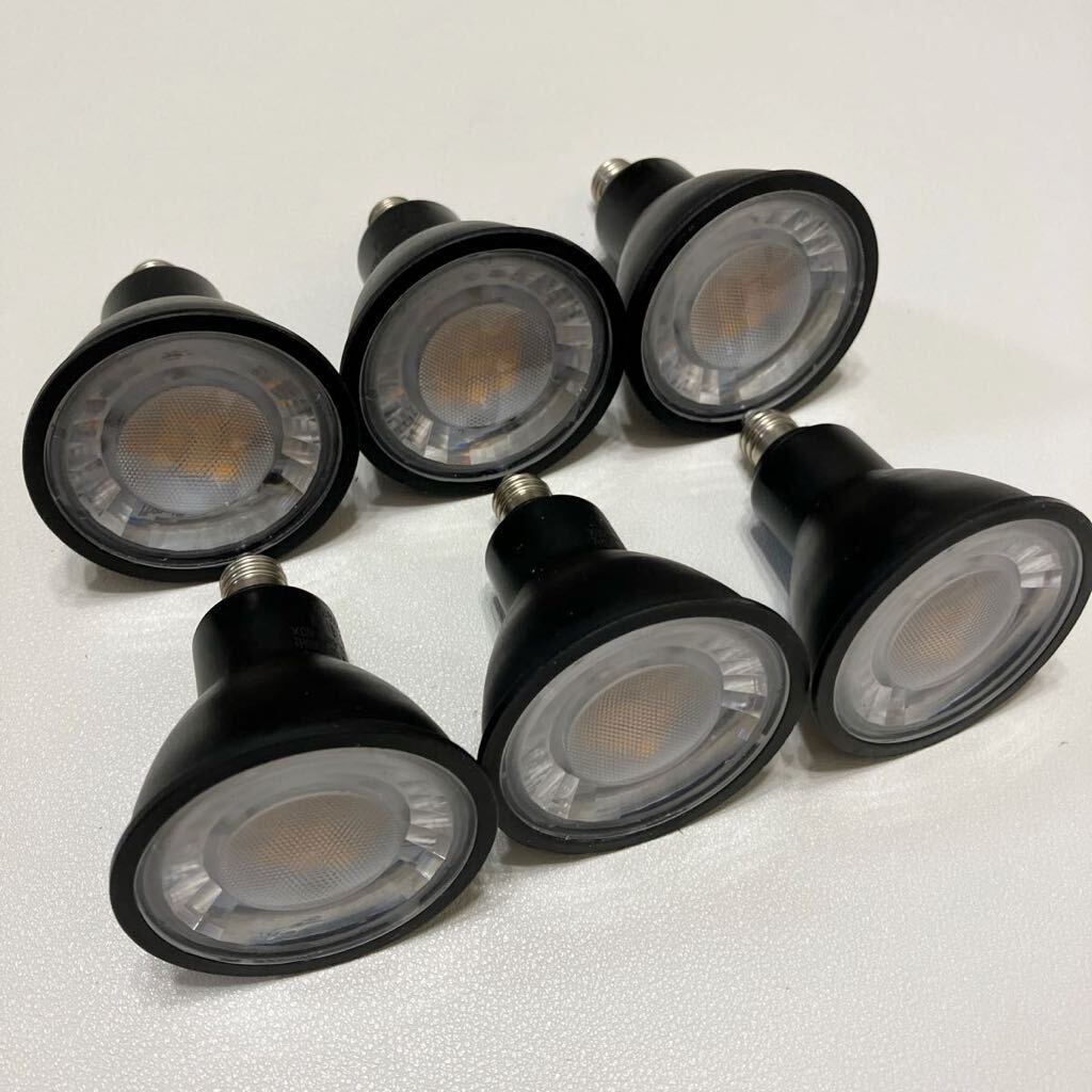 xydled LEDスポットライト E11口金 LED電球 60w形相当 電球色 600lm ハロゲン電球 JDRφ50 LEDライト (電球色ブラック 6個入り)