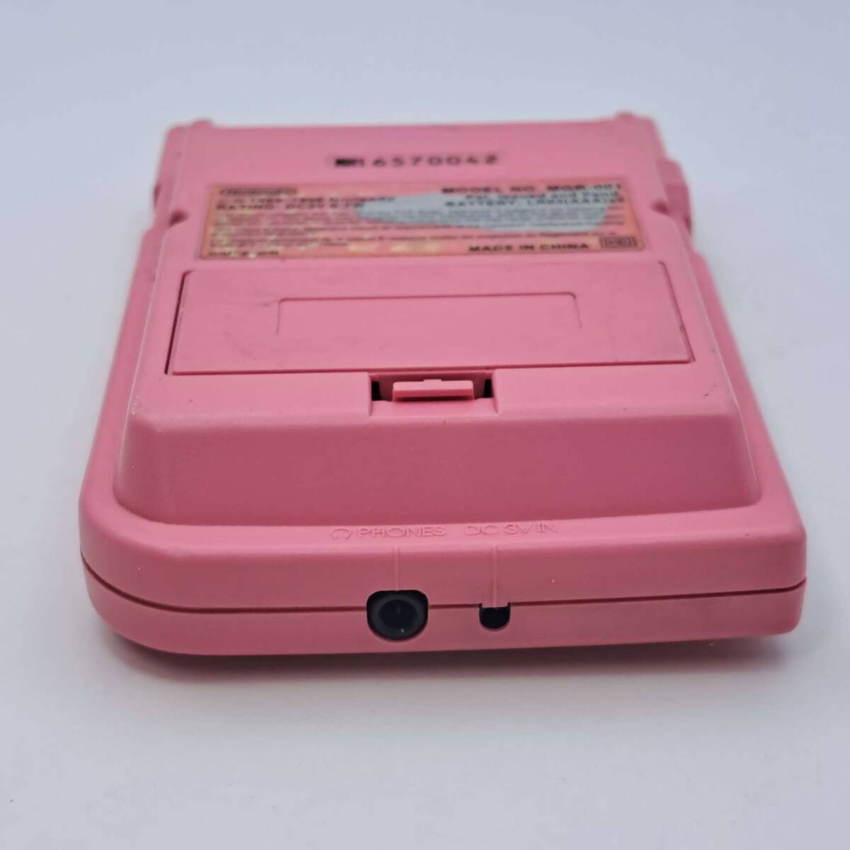 SE6【ジャンク】ゲームボーイポケット ピンク GAMEBOY pocket 現状品 動作未確認 電池液漏れあり_画像7