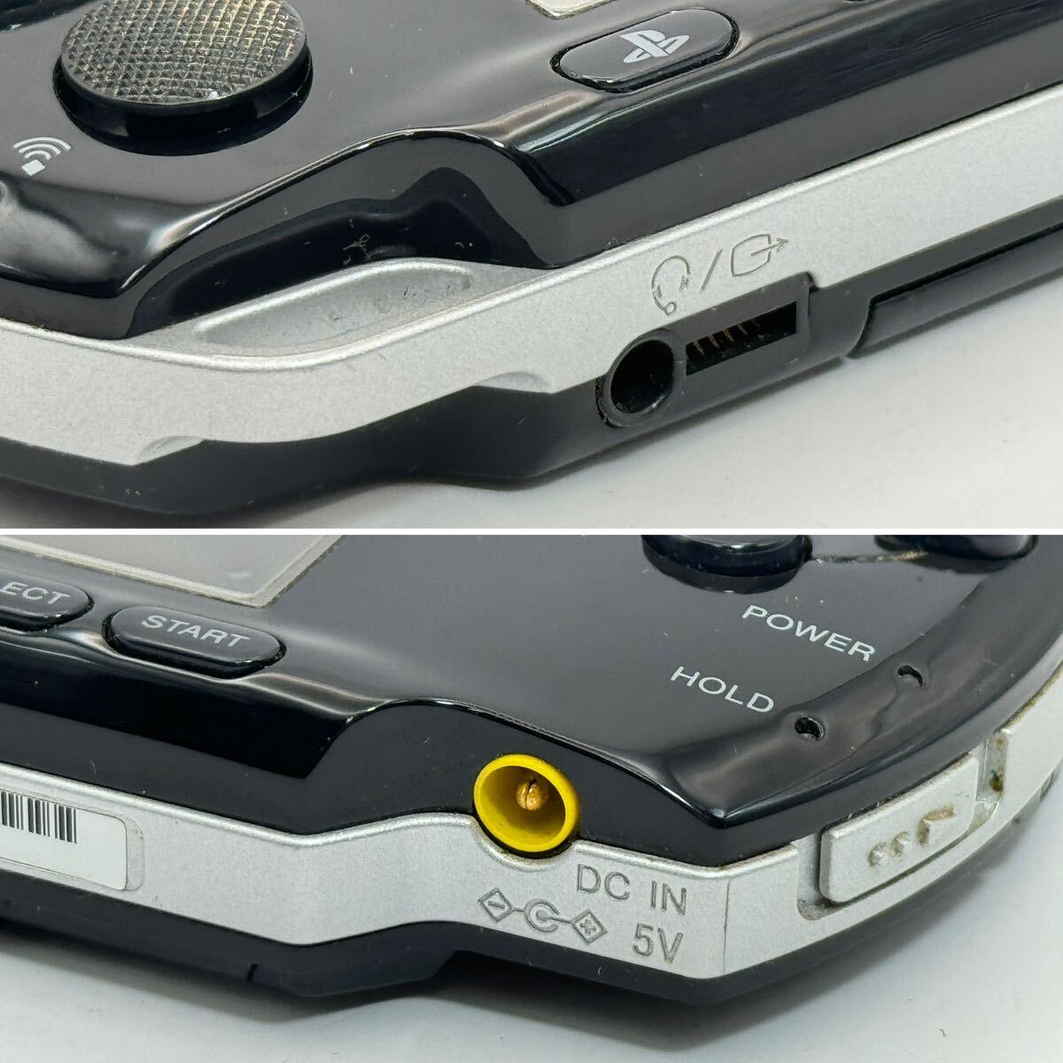 KE34 動作未確認 SONY PSP バッテリーなし PlayStation ポータブル PSP3000 ブラック ジャンク品 現状品 _画像5