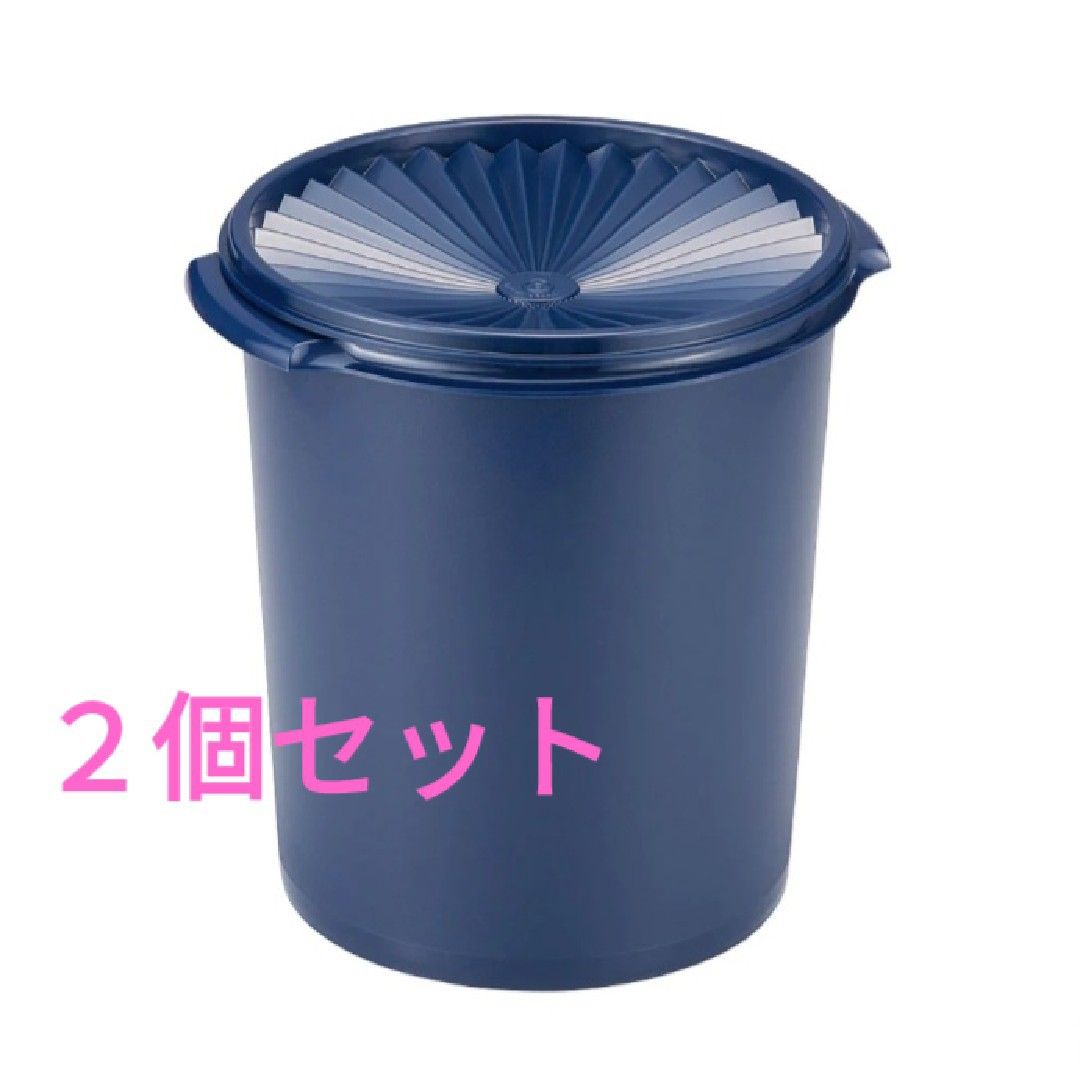 タッパーウェア マキシデコレーター（２個）ノクターナルシーブルー Tupperware