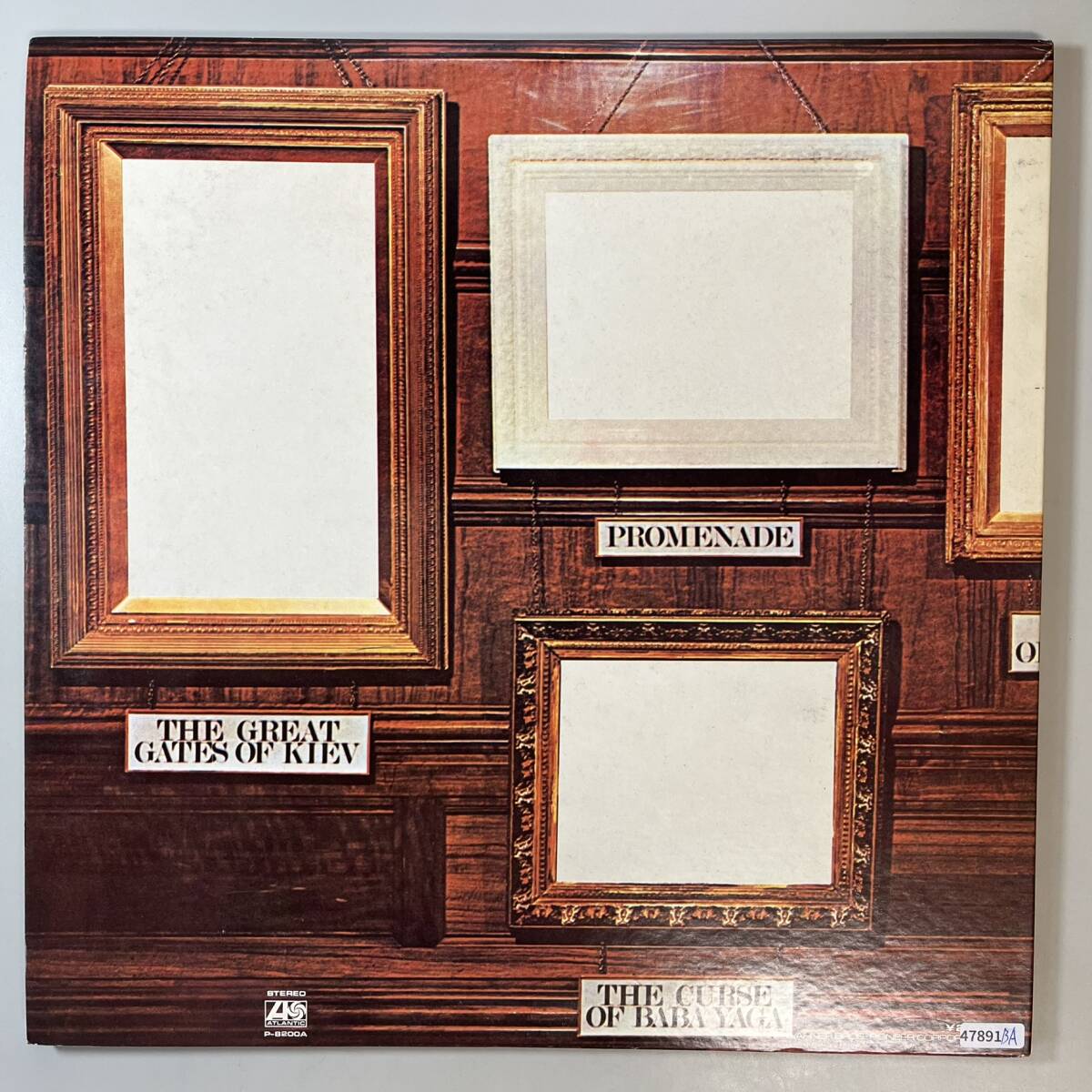 47891★美盤【日本盤】 EMERSON, LAKE AND PALMER / PICTURES AT AN EXHIBITION ※帯付き_画像3