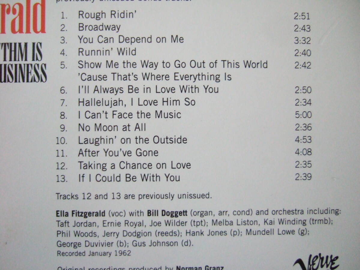 Ella Fitzgerald - Rhythm Is My Business_画像3