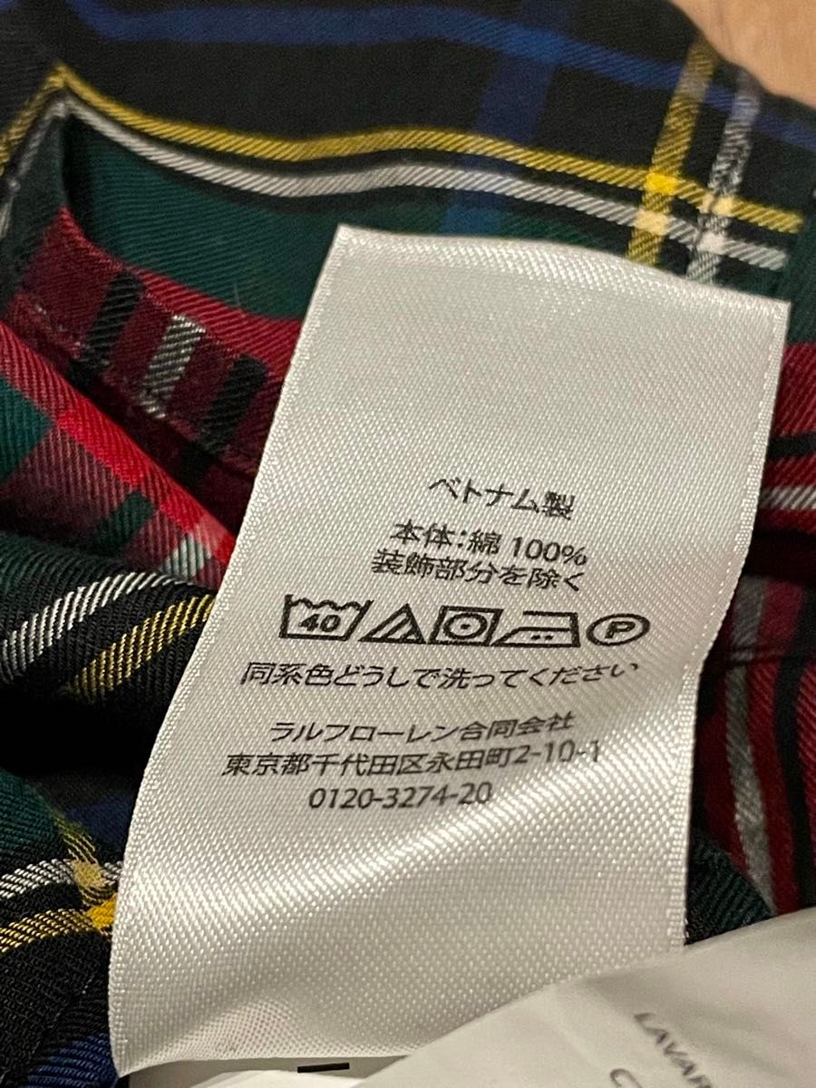 POLO LAUREN ポロラルフローレン　ガールズワンピース3T チェック柄