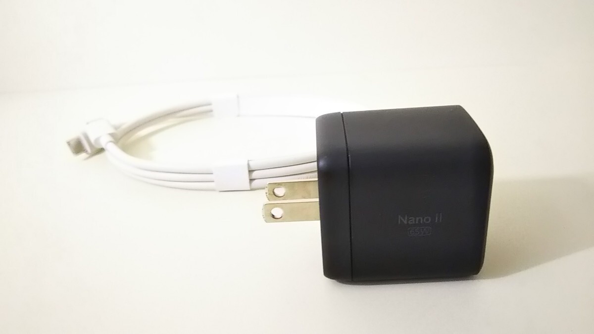 1719送料100円 アンカー Anker Nano II 65W Type-C 急速充電 A2663 黒 ブラック ケーブルおまけ 充電器の画像1