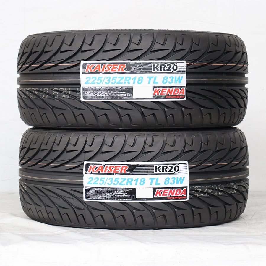 送料無料 225/35R18 83W KENDA KAISER KR20 23年製 新品 サマータイヤ 2本セット 【セール品】_画像1