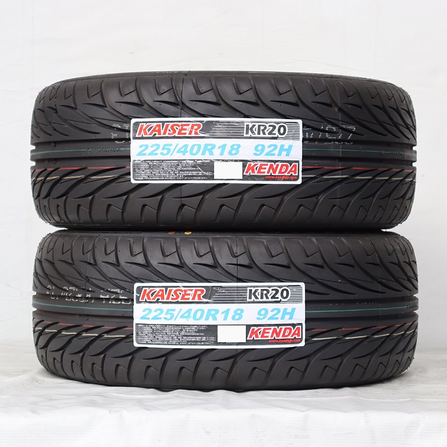 送料無料 225/40R18 92H KENDA KAISER KR20 23年製 新品 サマータイヤ 2本セット 【セール品】_画像1