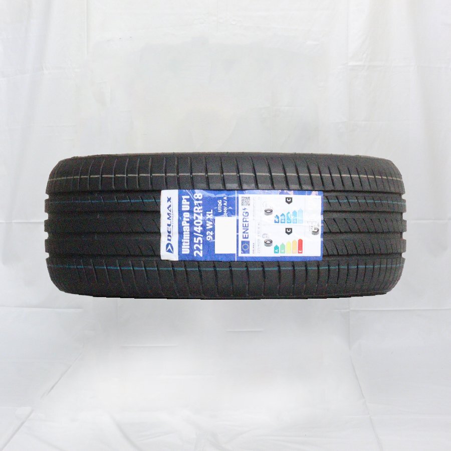 送料無料 225/40R18 92W XL DELMAX ULTIMAPRO UP1 23年製 新品 サマータイヤ 1本価格 【セール品】_画像1